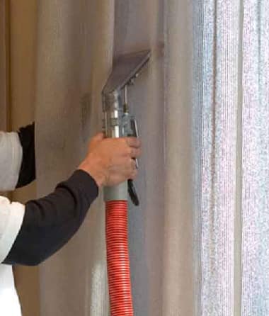 image of curtain cleaning in brisbane